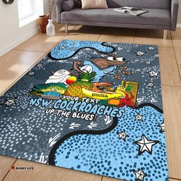 New South Wales Cockroaches Custom Area Rug - Australian Big Things Area Rug