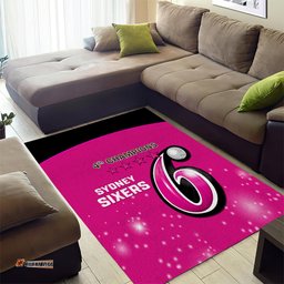 BBL Sydney Sixers Area Rug 4th Champions 2024 New History