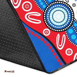 Bulldogs Indigenous Area Rug Western