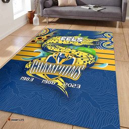 Parramatta Eels Area Rug Talent Win Games But Teamwork And Intelligence Win Championships With Aboriginal Style