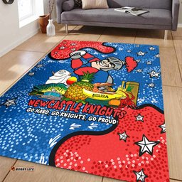 Newcastle Knights Custom Area Rug - Australian Big Things Area Rug