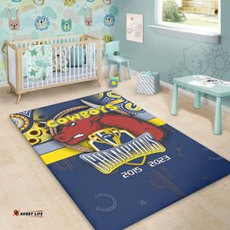 North Queensland Cowboys Area Rug Talent Win Games But Teamwork And Intelligence Win Championships With Aboriginal Style