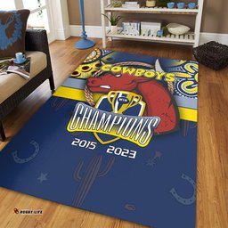 North Queensland Cowboys Area Rug Talent Win Games But Teamwork And Intelligence Win Championships With Aboriginal Style