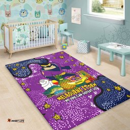 Melbourne Storm Custom Area Rug - Australian Big Things Area Rug