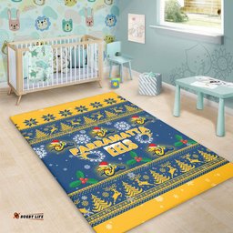 Parramatta Eels Christmas Area Rug - Special Ugly Christmas Area Rug