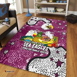 Manly Warringah Sea Eagles Area Rug - Australian Big Things Area Rug