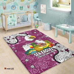 Manly Warringah Sea Eagles Area Rug - Australian Big Things Area Rug