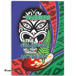 New Zealand Warriors Area Rug - A True Champion Will Fight Through Anything With Polynesian Patterns