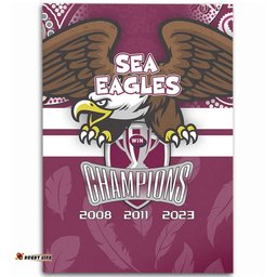 Manly Warringah Sea Eagles Area Rug Talent Win Games But Teamwork And Intelligence Win Championships With Aboriginal Style