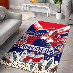 Australia Sydney Christmas Area Rug - Custom Merry Christmas Sydney Indigenous Rug