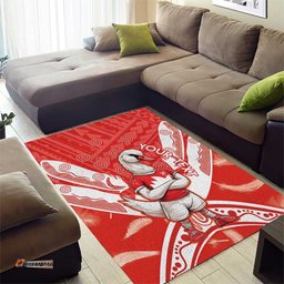 Personalised Swans Football Area Rug 2024 Swannies Mascot Go Champions