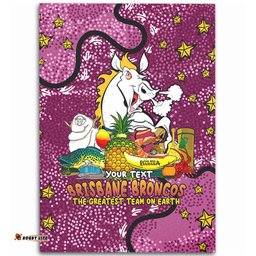 Brisbane Broncos Custom Area Rug - Australian Big Things Area Rug