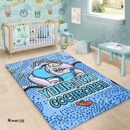 New South Wales Cockroaches Custom Area Rug - Team With Dot And Star Patterns For Tough Fan Area Rug