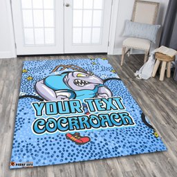 New South Wales Cockroaches Custom Area Rug - Team With Dot And Star Patterns For Tough Fan Area Rug