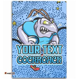 New South Wales Cockroaches Custom Area Rug - Team With Dot And Star Patterns For Tough Fan Area Rug