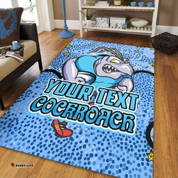 New South Wales Cockroaches Custom Area Rug - Team With Dot And Star Patterns For Tough Fan Area Rug
