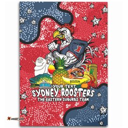 Sydney Roosters Custom Area Rug - Australian Big Things Area Rug