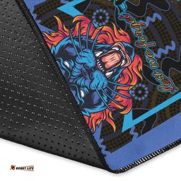 Penrith Panthers Area Rug - Custom Anzac Angry Panther Style Area Rug