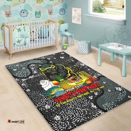 Penrith Panthers Custom Area Rug - Australian Big Things Area Rug