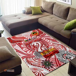 Sydney Swans NAIDOC Week 2024 Area Rug Mascot Football