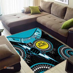 Custom AFL Power NAIDOC Week Area Rug Keep The Fire Burning Indigenous Art