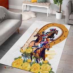 Melbourne Cup Australia Area Rug Horse Racing Happy 164th Anniversary