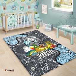 Cronulla-Sutherland Sharks Custom Area Rug - Australian Big Things Area Rug
