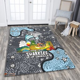 Cronulla-Sutherland Sharks Custom Area Rug - Australian Big Things Area Rug
