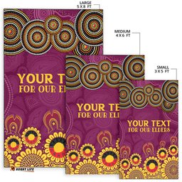 Brisbane Broncos Naidoc Area Rug - Custom Broncos For Our Elders Area Rug