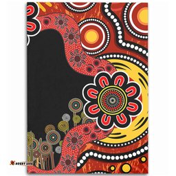 Australia Area Rug Aboriginal Indigenous Dot Painting