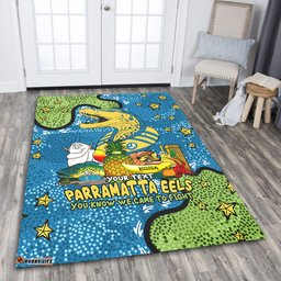 Parramatta Eels Custom Area Rug - Australian Big Things Area Rug