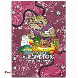 Queensland Cane Toads Custom Area Rug - Australian Big Things Area Rug