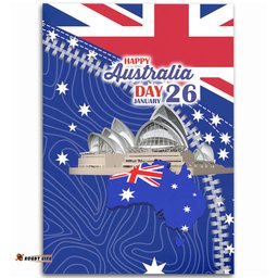 Australia Australia Day Area Rug - Happy Australia Day Area Rug