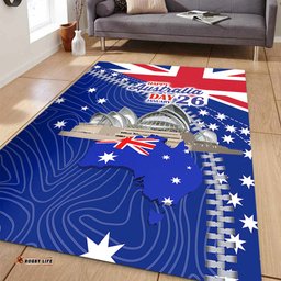 Australia Australia Day Area Rug - Happy Australia Day Area Rug