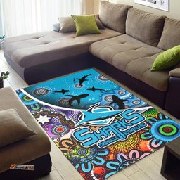 cronulla sutherland area rug sharks indigenous aboriginal tee aussie
