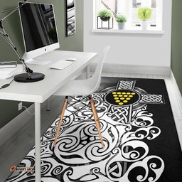 Cornwall Area Rug Duke Of Cornwall Flag With Celtic Cross