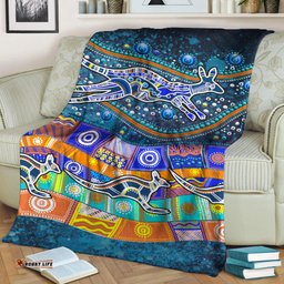 Australia Indigenous Blanket Dot Painting Art