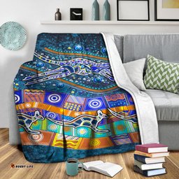Australia Indigenous Blanket Dot Painting Art