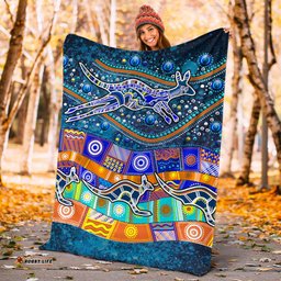 Australia Indigenous Blanket Dot Painting Art