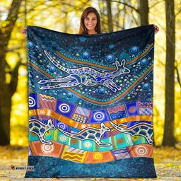 Australia Indigenous Blanket Dot Painting Art