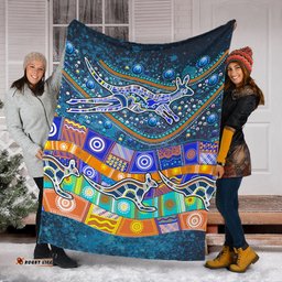 Australia Indigenous Blanket Dot Painting Art