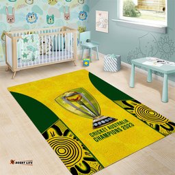 Australia Cricket Area Rug World Cup Go Champions Indigenous