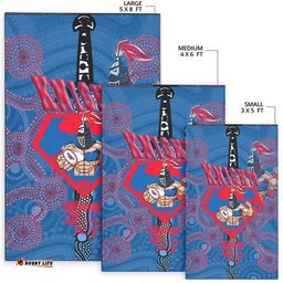 Vibe Hoodie Area Rug castle Knights Superman Area Rug