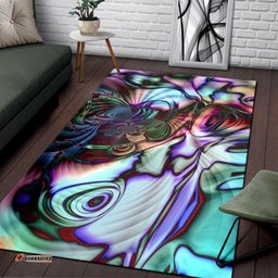 New Zealand Paua Shell Area Rug