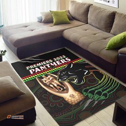 Panthers Rugby Area Rug The Riff Premiers Aboriginal Art