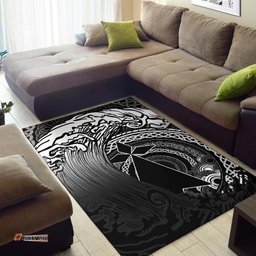 Brittany Area Rug Sea Waves And Celtic Circle