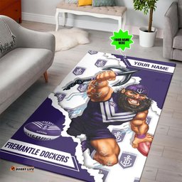 Personalized Custom THY Fremantle Football Club AFL Mascot Edition Rug