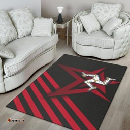 Isle of Man Celtic Area Rug Isle of Man Star