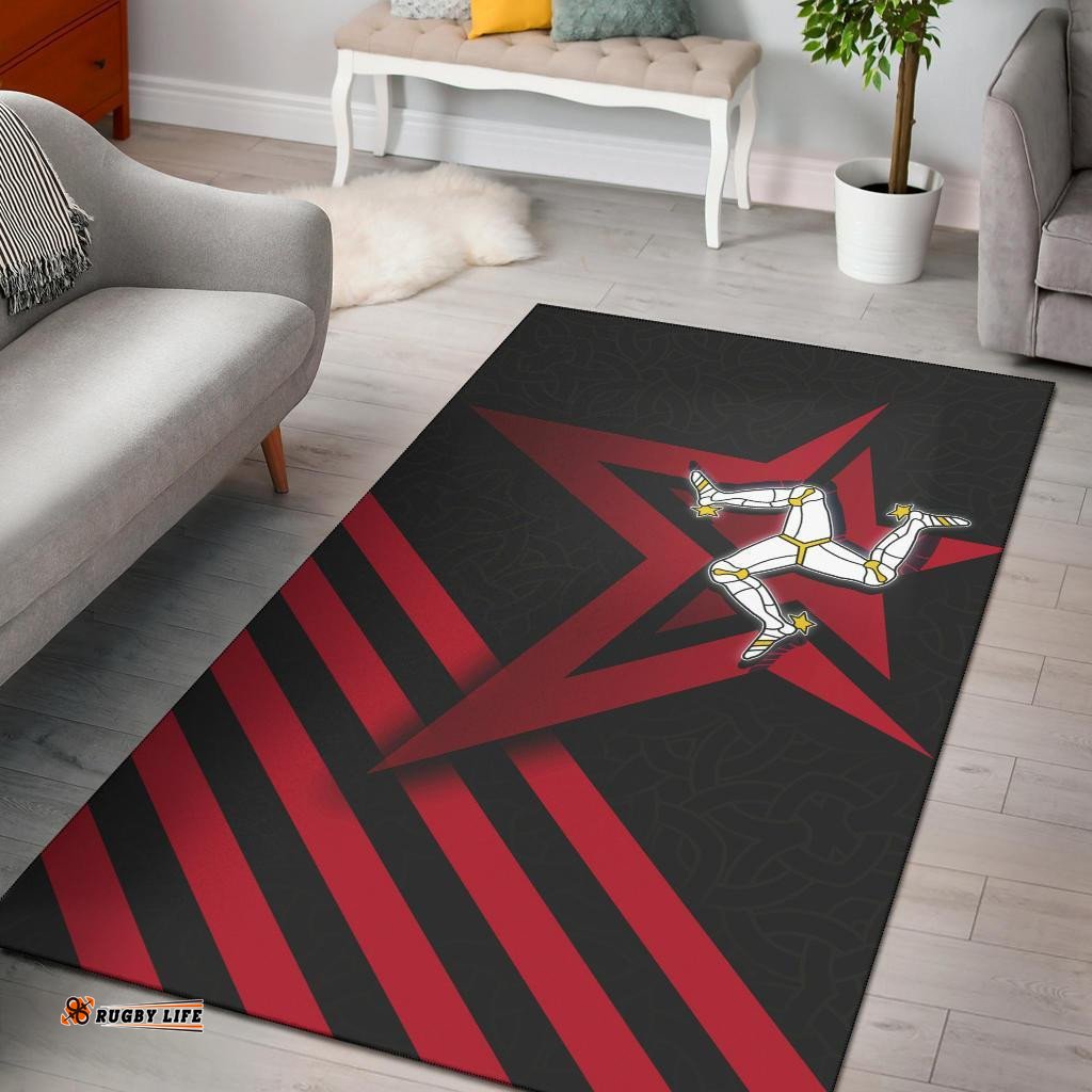 Isle of Man Celtic Area Rug Isle of Man Star