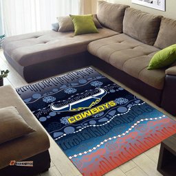Cowboys Rugby Area Rug Version